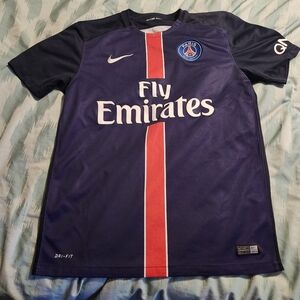 PSG Paris Saint Germain 2015 Home Football Shirt Soccer Jersey Men's Size Medium